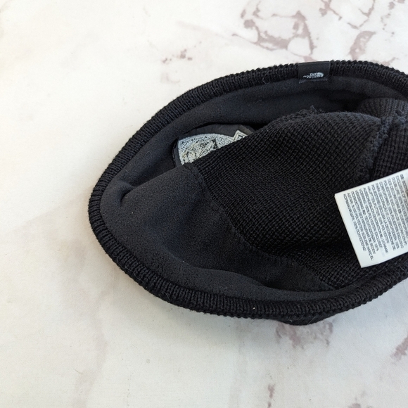 The North Face Beanie Hat Black Skull Cap Fleece Colorado Springs Tigers Hockey - Picture 7 of 9